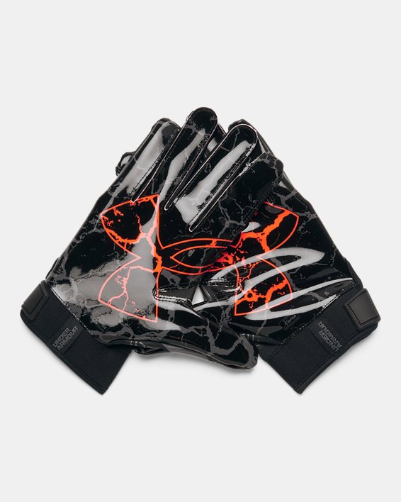 Men's UA F9 Nitro LE Football Gloves, Black, pdpMainDesktop image number 1